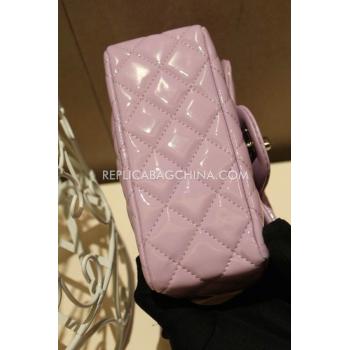 Chanel Calfskin Handbag  Flap Mini Pink