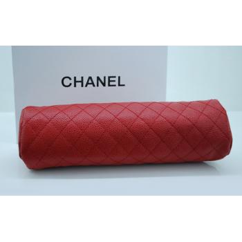 Chanel Clutches 35487 Red Cow Leather Small Bag