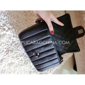 Replica Chanel Leather New Arrival Black Handbag