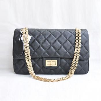 Chanel 2.55 Reissue Flap 28668 Black Crocodile Ladies Bag HM02760