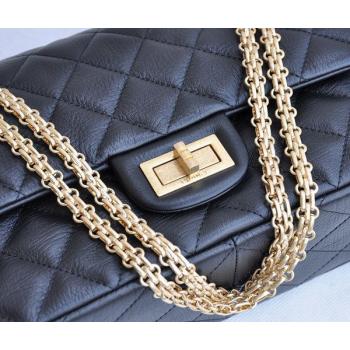 Chanel 2.55 Reissue Flap 28668 Black Crocodile Ladies Bag HM02760