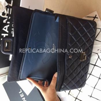 Cheap Chanel Handbag Reissue 2.55 Black Leather