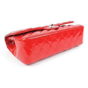 Chanel 1113 Red Enamel Ladies Handbag