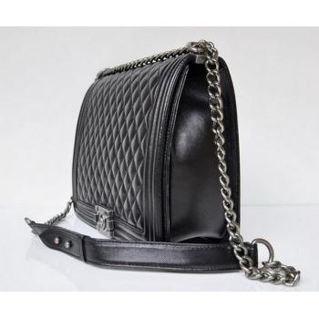 Chanel Boy Chanel bags 67087 Black 2way Ladies