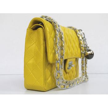 Replica Chanel  Flap bags 01112A Lambskin Cross Body Bag Ladies