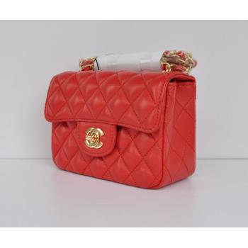 Chanel  Flap bags 1115 Red Small Ladies