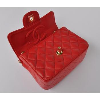 Chanel  Flap bags 1115 Red Small Ladies