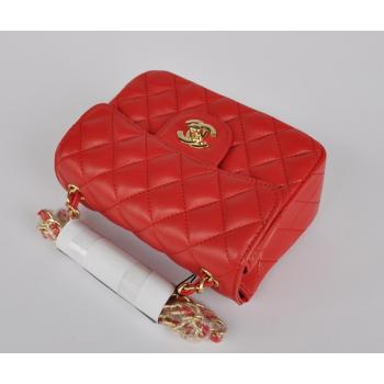 Chanel  Flap bags 1115 Red Small Ladies