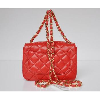 Chanel  Flap bags 1115 Red Small Ladies