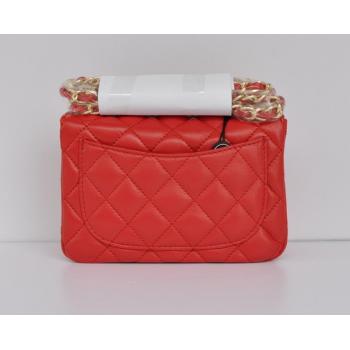 Chanel  Flap bags 1115 Red Small Ladies