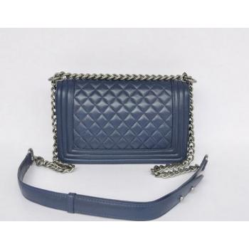 Chanel Boy Chanel bags 67086 Blue Lambskin 2way