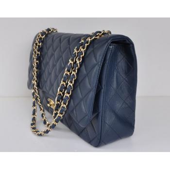 Chanel  Flap bags 28601 Blue Medium HandBags Replica