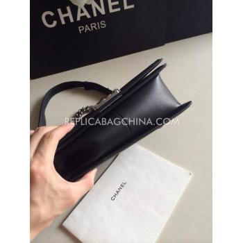 Chanel 2way Le Boy Calfskin Black