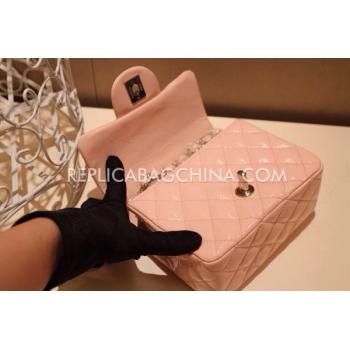 Chanel Handbag Mini Pink  Flap Patent Leather