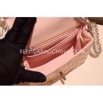 Chanel Handbag Mini Pink  Flap Patent Leather