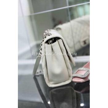 Chanel Paris Dallas Handbag Lambskin White