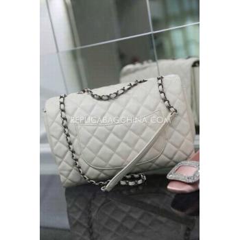 Chanel Paris Dallas Handbag Lambskin White