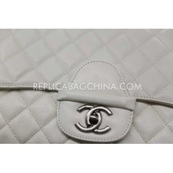 Chanel Paris Dallas Handbag Lambskin White