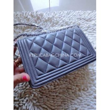 Cheap Chanel Wallet Purse Blue Genuine Leather