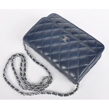 Chanel Mini bags 33814 Blue Small 2way