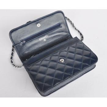 Chanel Mini bags 33814 Blue Small 2way