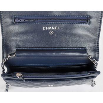 Chanel Mini bags 33814 Blue Small 2way