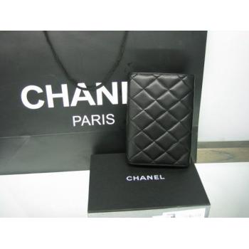 Chanel Wallet 26722 Black Card Bags Unisex Replica