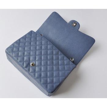 Chanel  Flap bags 47600 Blue Cow Leather Medium Bag