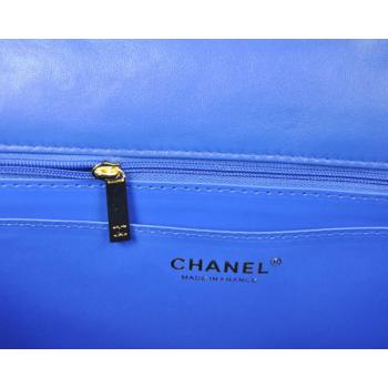 Cheap Chanel  Flap bags 28600 Blue Medium Ladies Bag