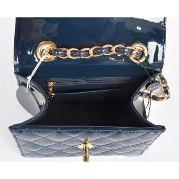 Cheap Chanel  Flap bags 1118 Blue Small Ladies Handbags Replica