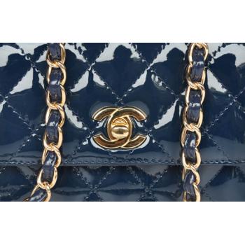 Cheap Chanel  Flap bags 1118 Blue Small Ladies Handbags Replica