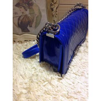 Cheap Chanel Chain Blue Calfskin Shoulder Bag Le Boy