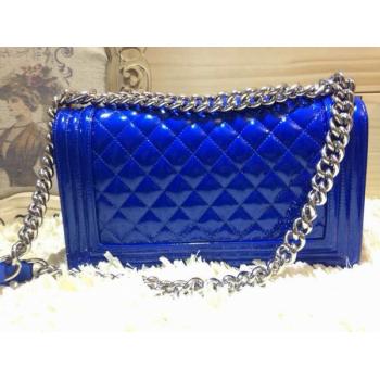 Cheap Chanel Chain Blue Calfskin Shoulder Bag Le Boy