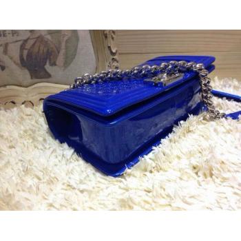 Cheap Chanel Chain Blue Calfskin Shoulder Bag Le Boy