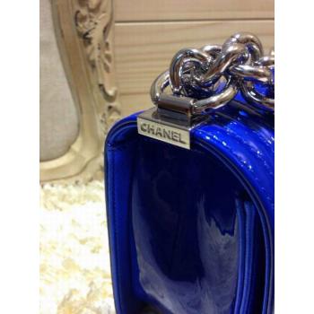 Cheap Chanel Chain Blue Calfskin Shoulder Bag Le Boy