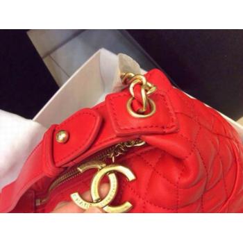 Cheap Chanel Chain Red 2way Lambskin Handbag