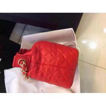 Cheap Chanel Chain Red 2way Lambskin Handbag