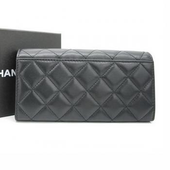 Chanel Wallet 164 Black Small Ladies Wallet