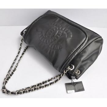 Chanel  bags 48628 Black Lambskin Cross Body Bag