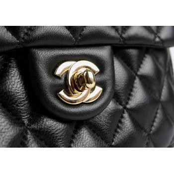 Chanel  Flap bags 1115 Black Lambskin Small Handbag