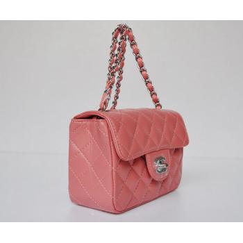 Replica Chanel  Flap bags 1115 Pink Lambskin Small Handbags