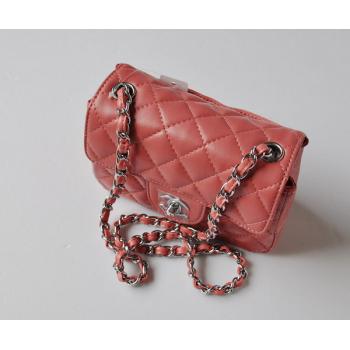 Replica Chanel  Flap bags 1115 Pink Lambskin Small Handbags