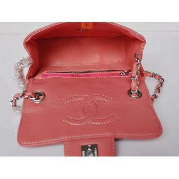 Replica Chanel  Flap bags 1115 Pink Lambskin Small Handbags