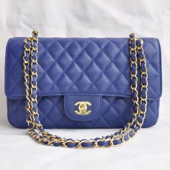 Cheap Chanel Flap Bags 1112 Blue Small Cross Body Bag HM04031