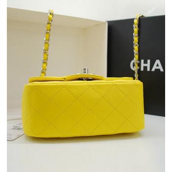 Chanel 36077 Yellow Lambskin 2way