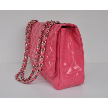 Chanel  Flap bags 28600 Pink Enamel Cross Body Bag