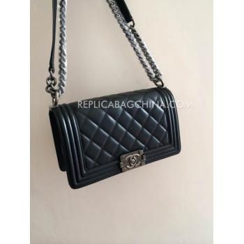 Replica Chanel 2way Calfskin Black Handbag