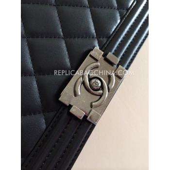 Replica Chanel 2way Calfskin Black Handbag