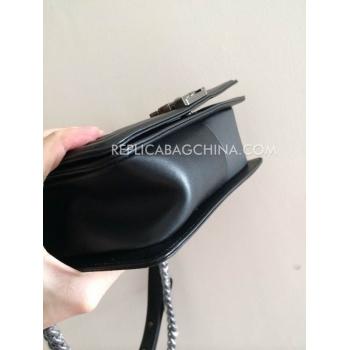 Replica Chanel 2way Calfskin Black Handbag