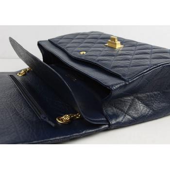 Chanel 48102 Blue Lambskin Medium HM04244